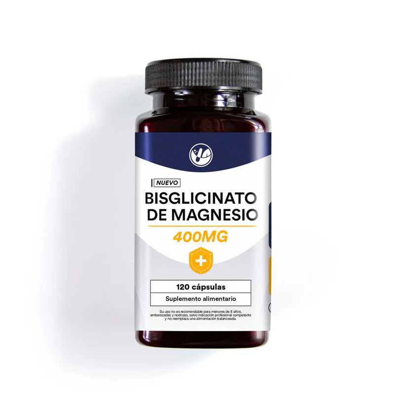 Bisglicinato de magnesio 120 cápsulas